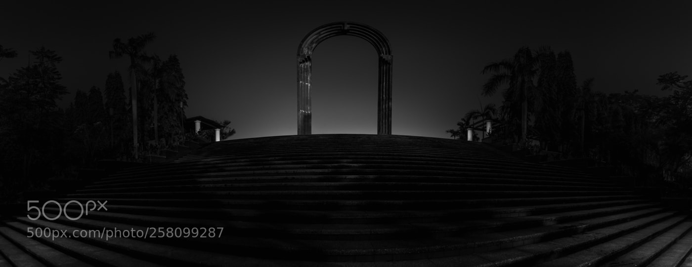 Sony SLT-A58 sample photo. Stair to gate photography