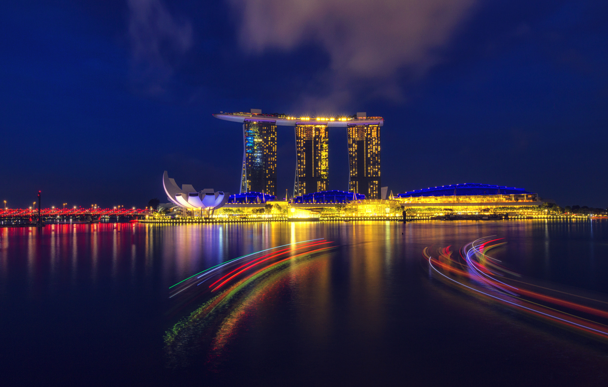 Canon EOS 600D (Rebel EOS T3i / EOS Kiss X5) sample photo. Marina bay photography