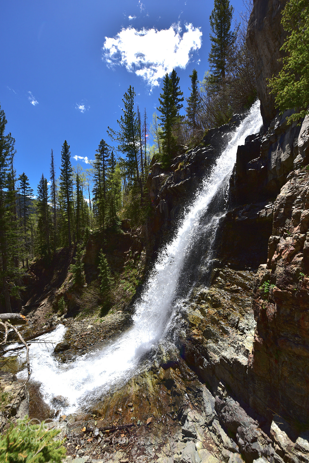 Nikon D810 sample photo. Waterfall in la plata photography