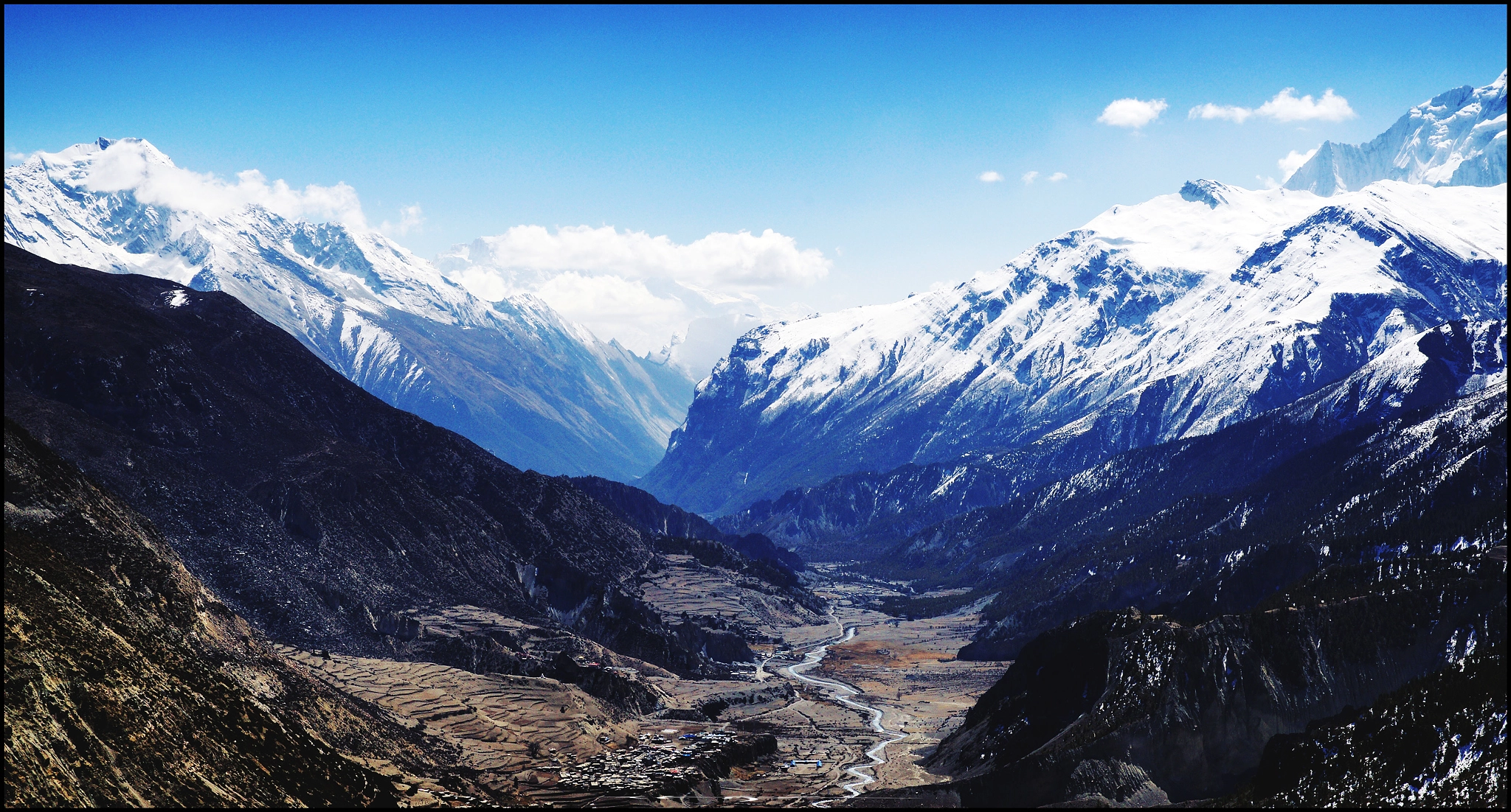 Sony Alpha DSLR-A900 sample photo. Annapurna manang 4000m photography