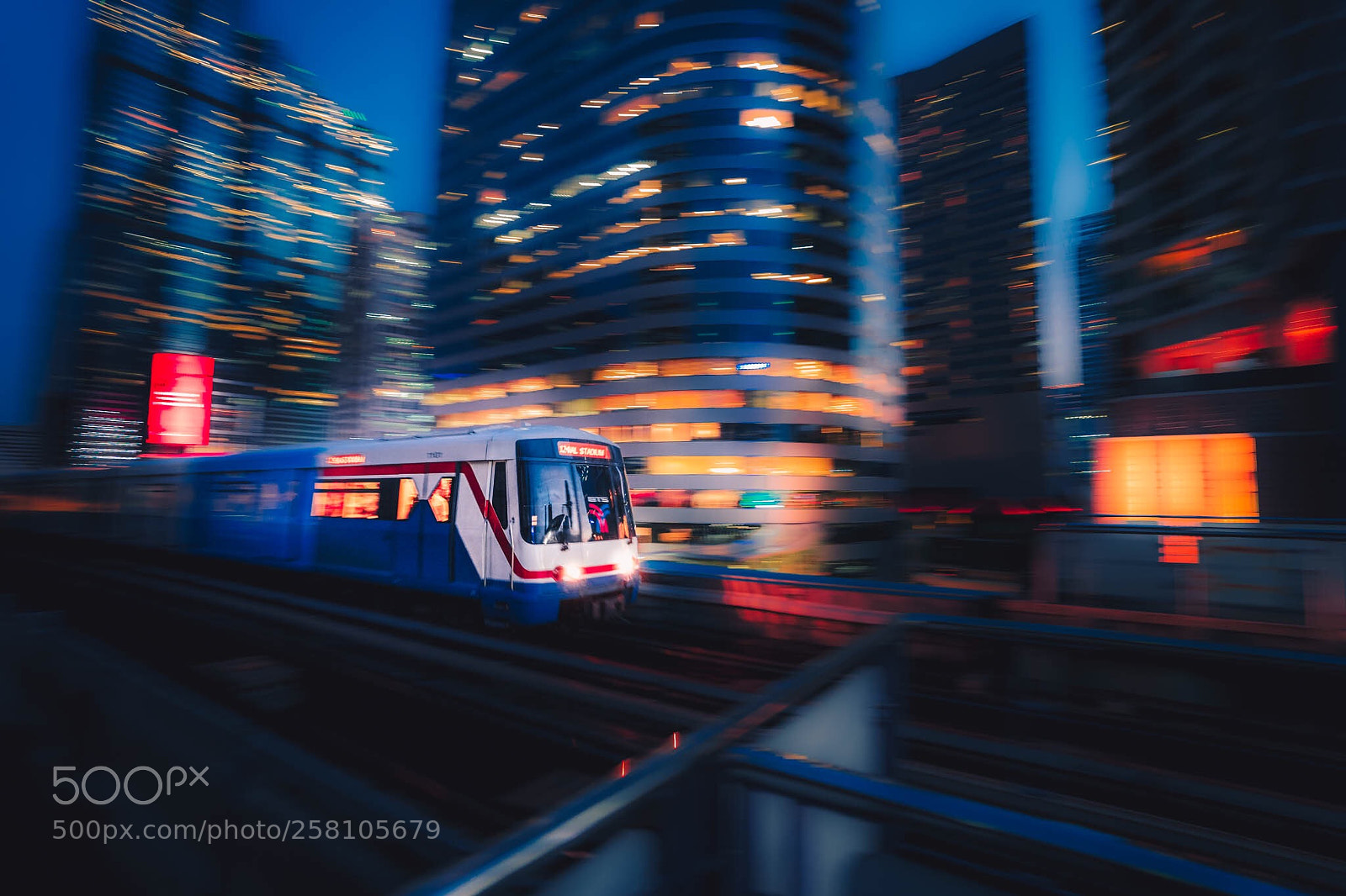 Sony a7 III sample photo. Thailand sky train  photography