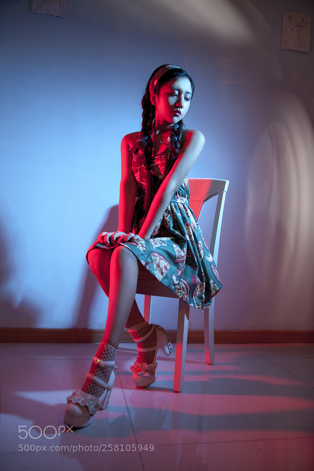 Canon EOS 5D sample photo. Pink blue photography