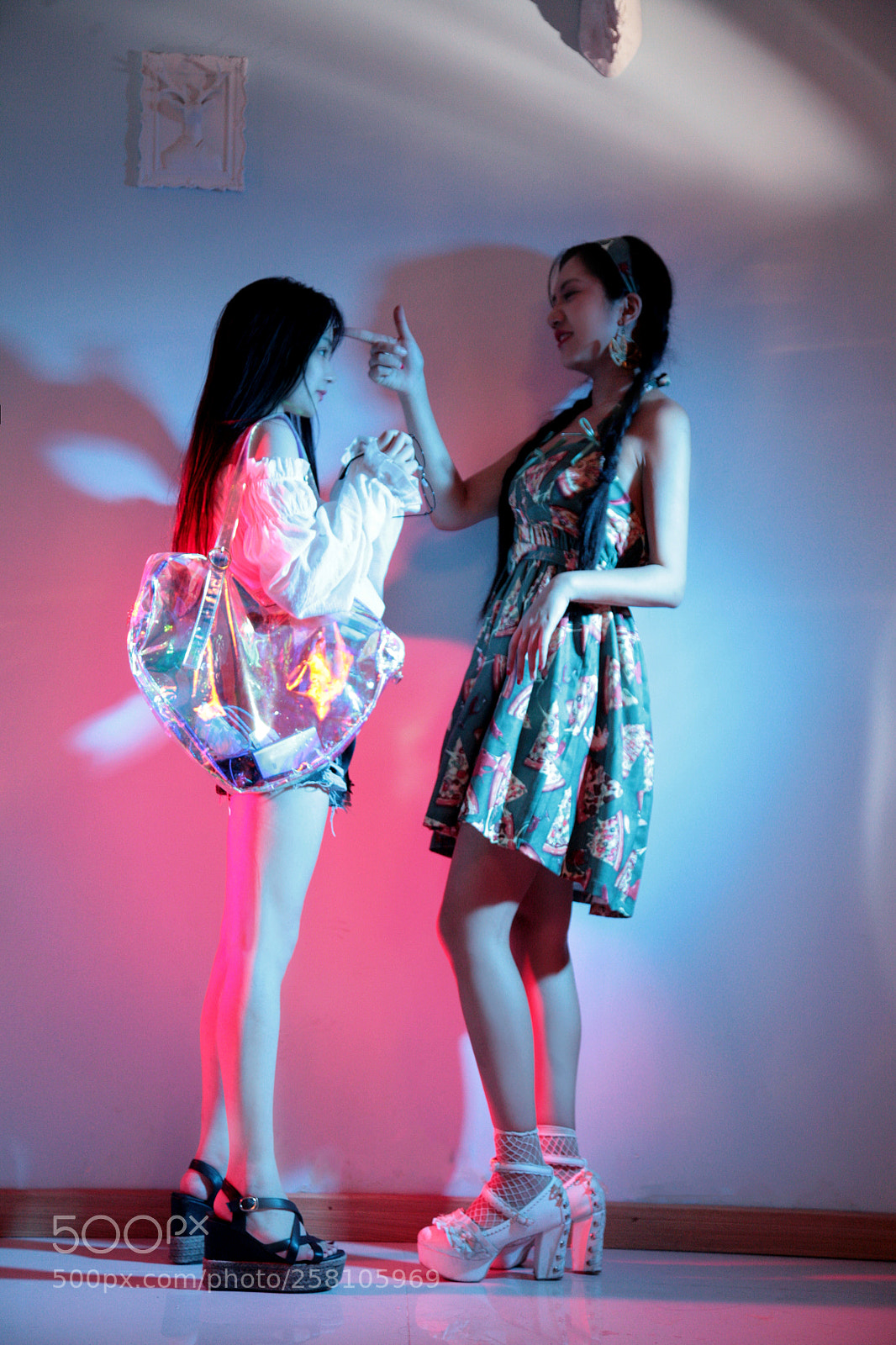 Canon EOS 5D sample photo. Pink blue photography