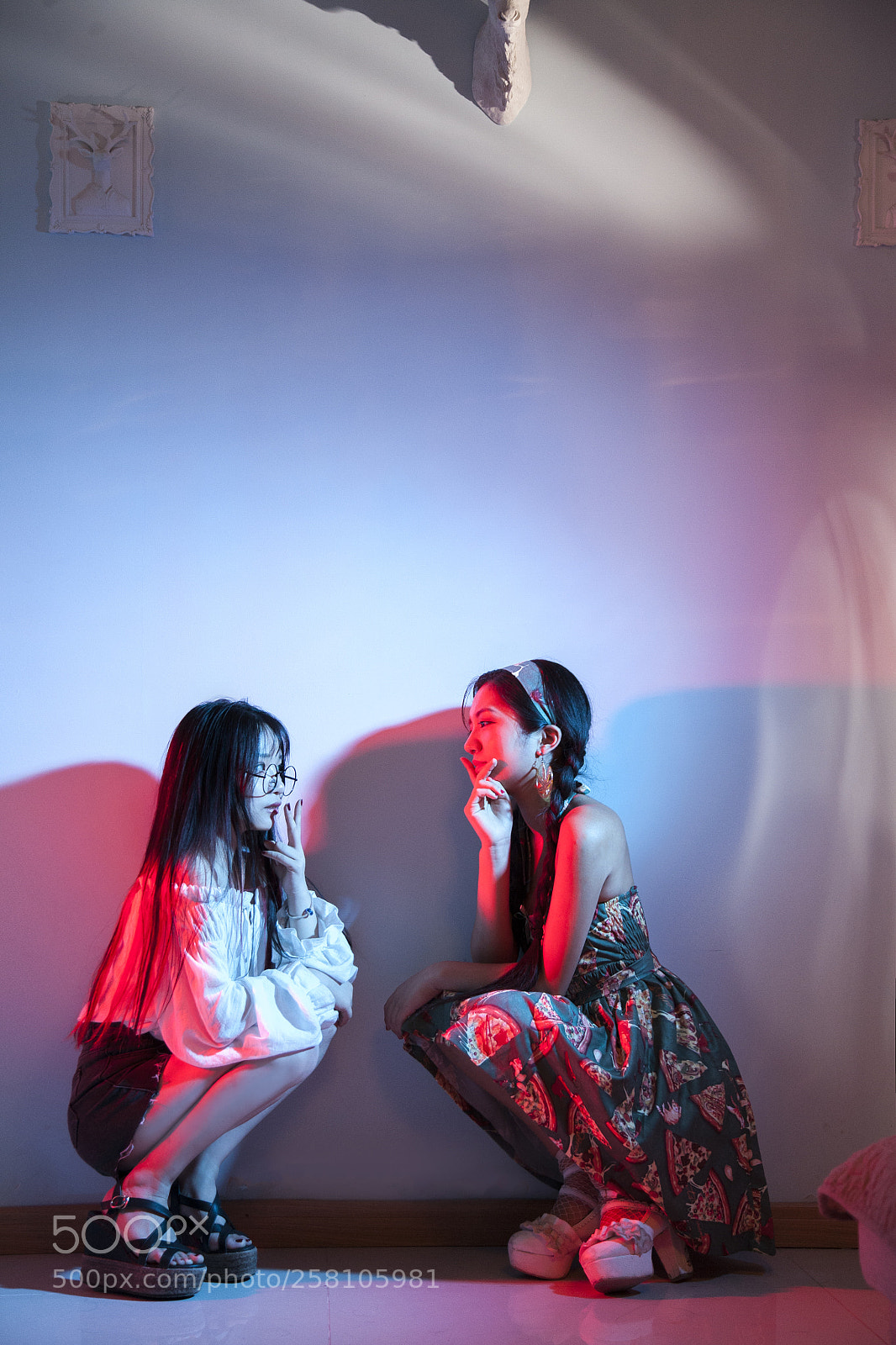 Canon EOS 5D sample photo. Pink blue photography