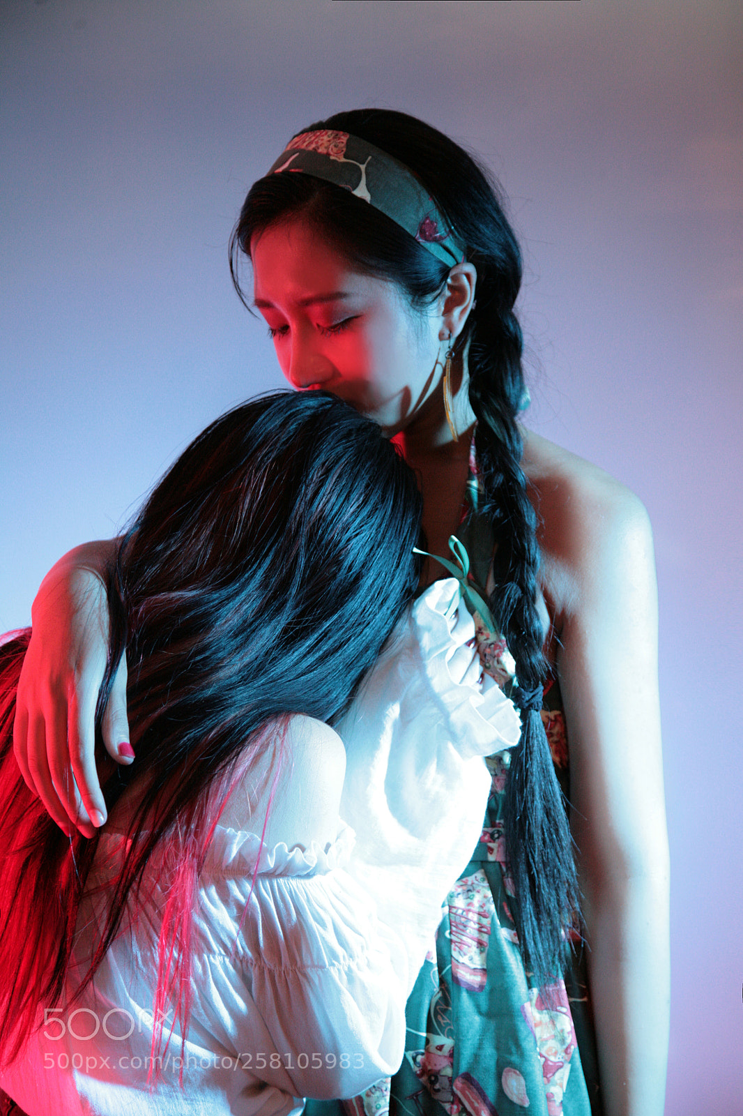 Canon EOS 5D sample photo. Pink blue photography