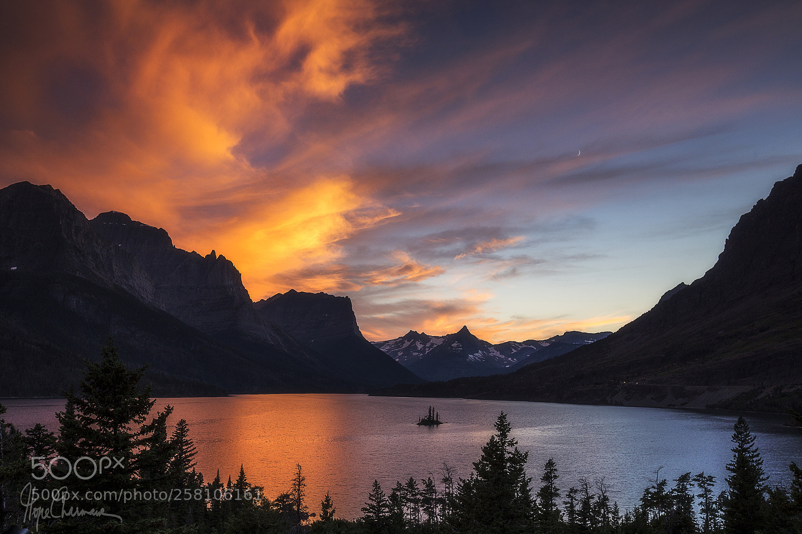 Canon EOS 6D sample photo. Blazing sunset over wild photography