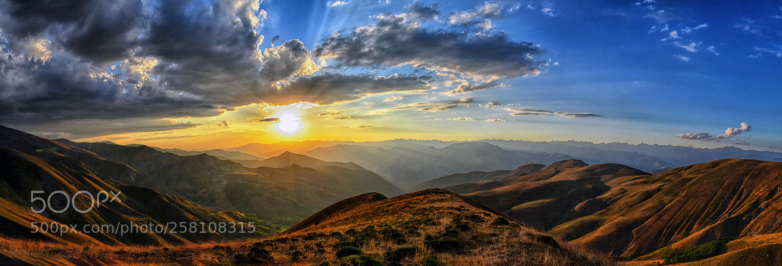 Nikon D5100 sample photo. Panoramic view of sunrise. photography