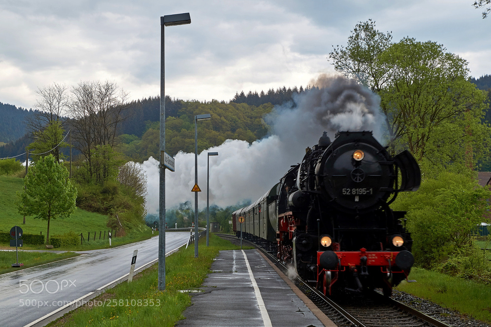 Sony SLT-A58 sample photo. View of steam train. photography