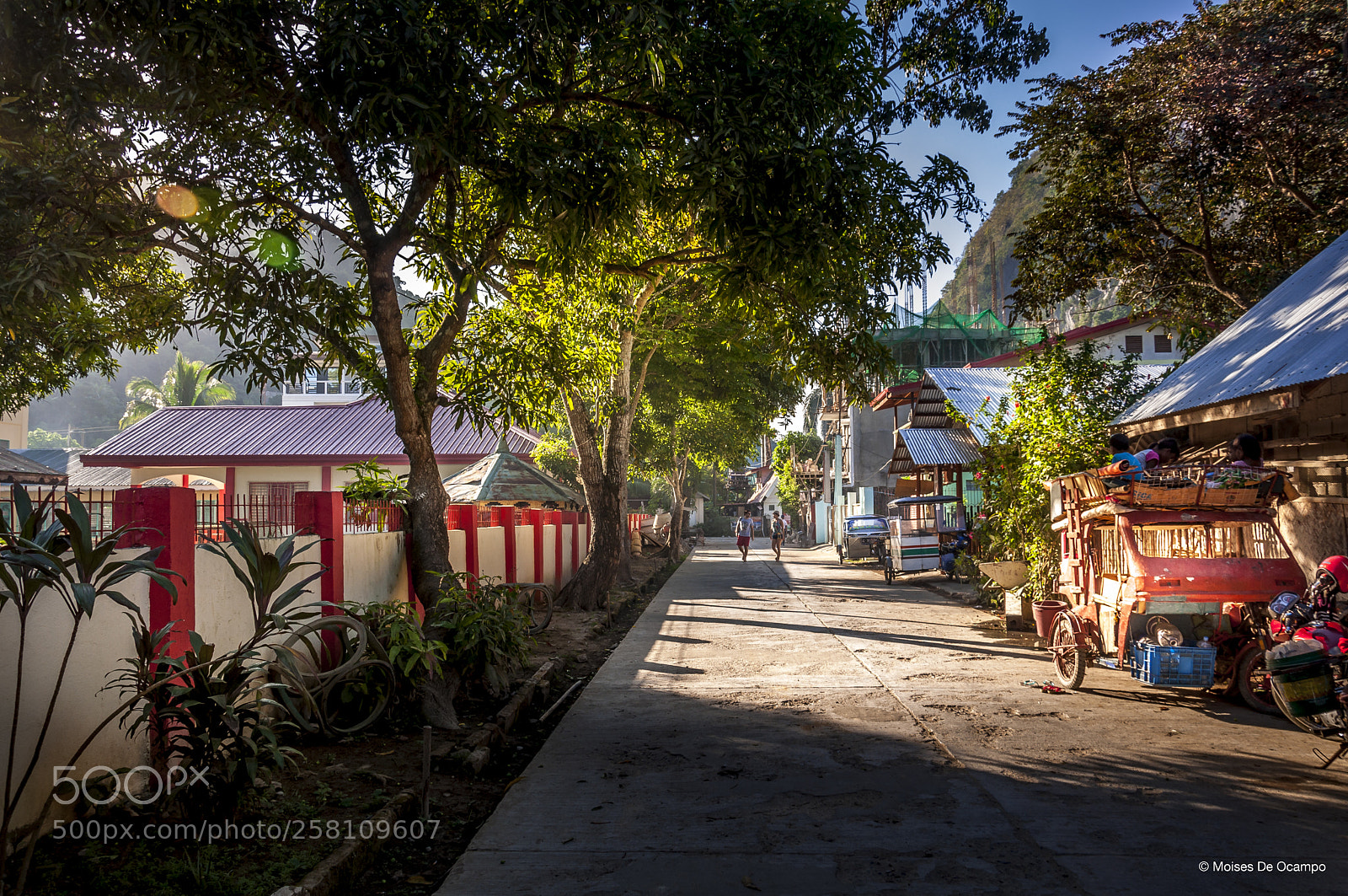 Nikon D90 sample photo. Streets in el nido photography