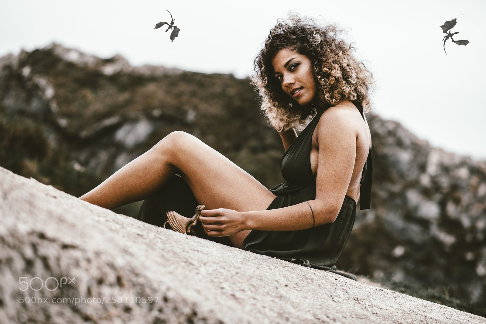Canon EOS 5D Mark II sample photo. Mother of dragons photography