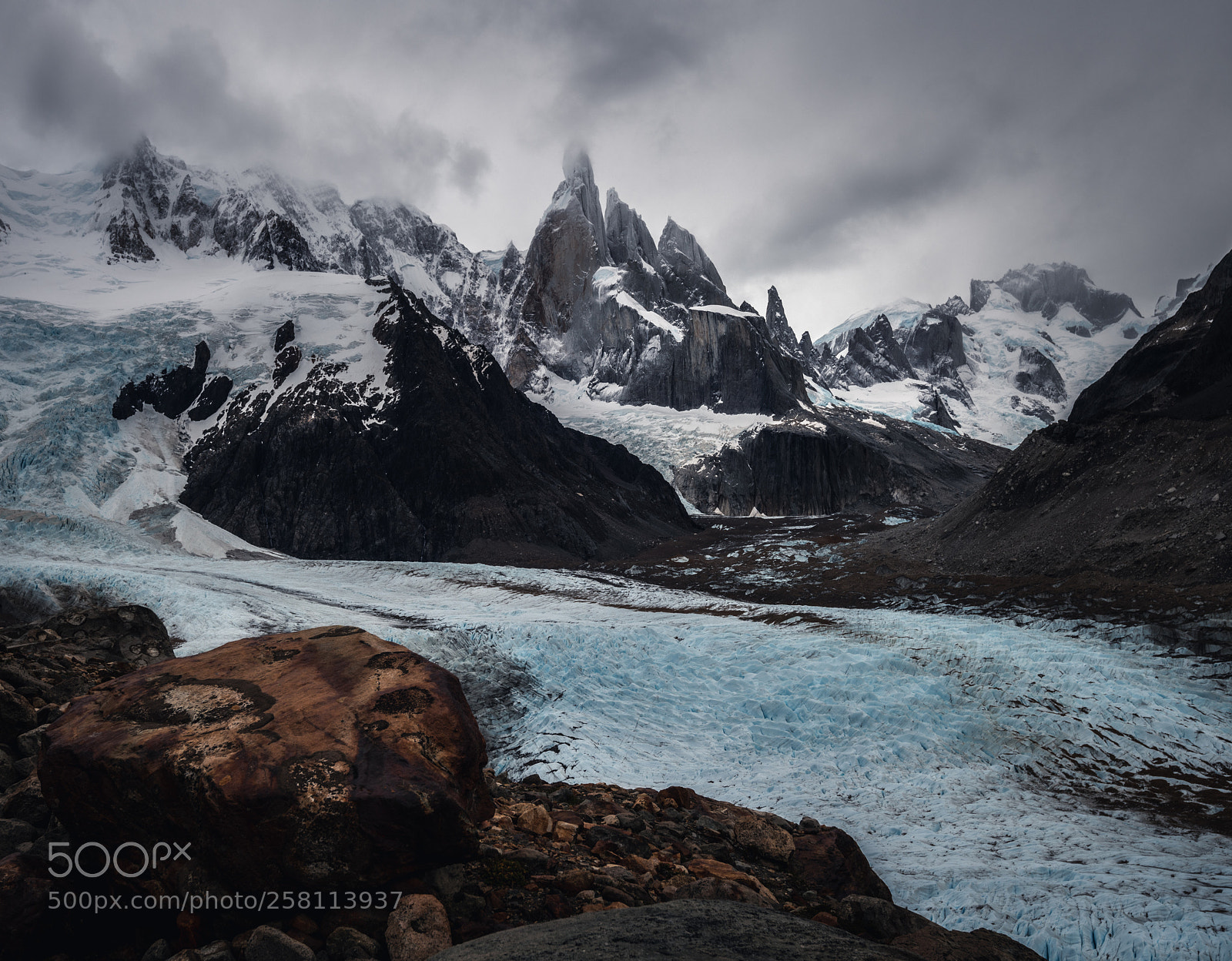 Nikon D850 sample photo. Shrouded cerro torre photography