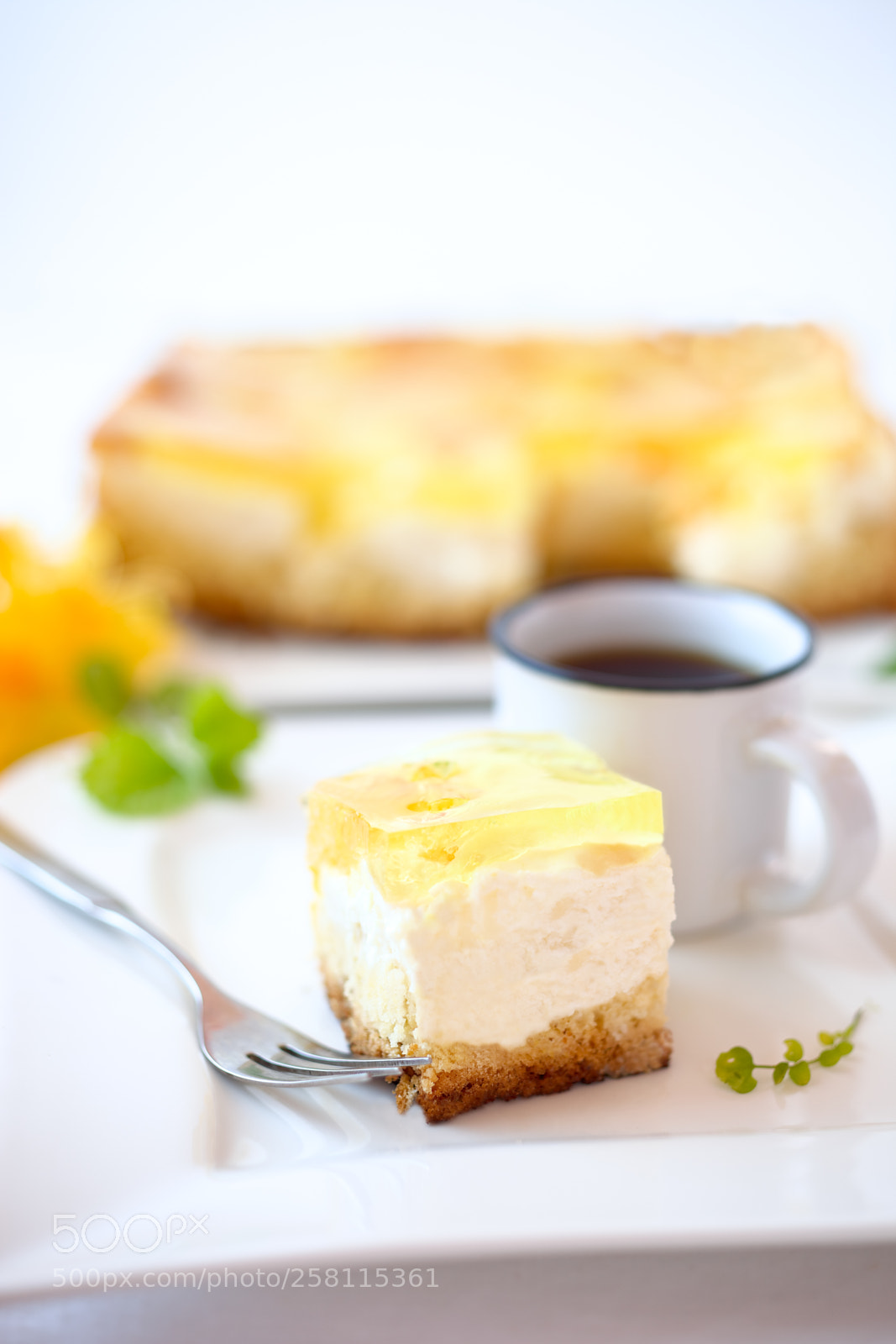 Canon EOS 5D Mark II sample photo. Orange sour cream cake photography