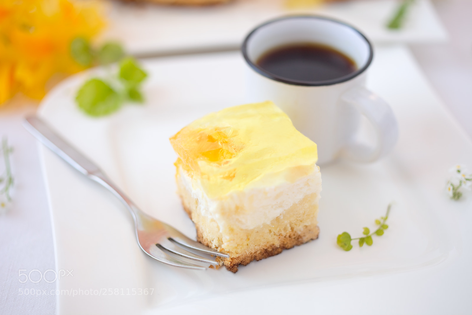 Canon EOS 5D Mark II sample photo. Orange sour cream cake photography