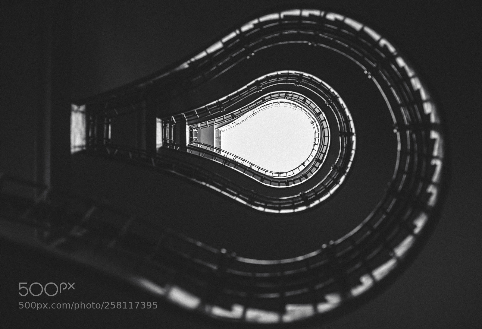 Nikon D800 sample photo. Lightbulb stairs photography