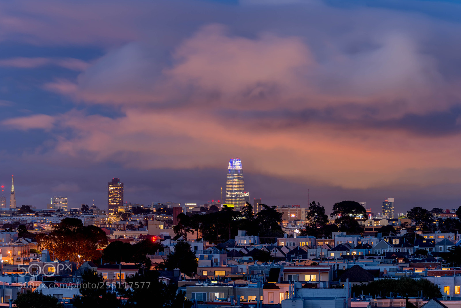 Nikon D800 sample photo. San francisco blue hour photography