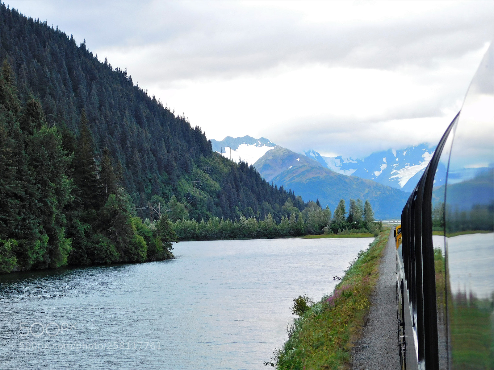 Nikon Coolpix L840 sample photo. Train ride through chugach photography