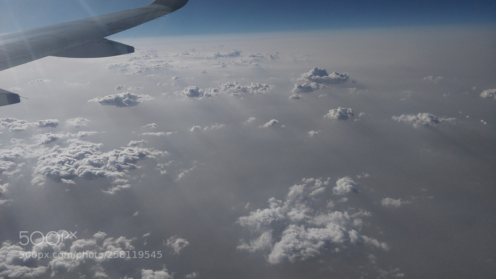 OnePlus 5 sample photo. Ariel clouds photography