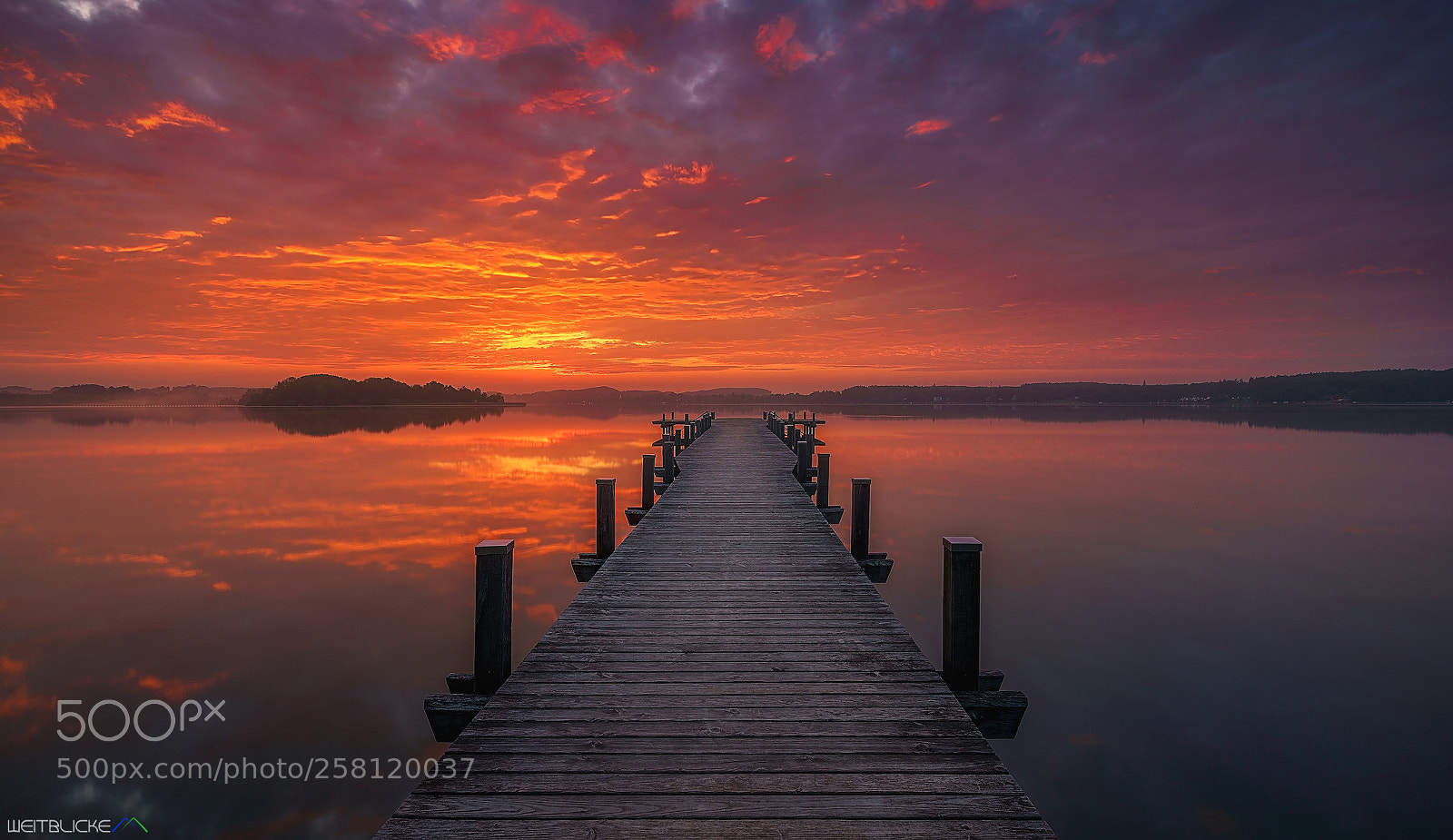 Sony a7R III sample photo. The burning wörthsee photography