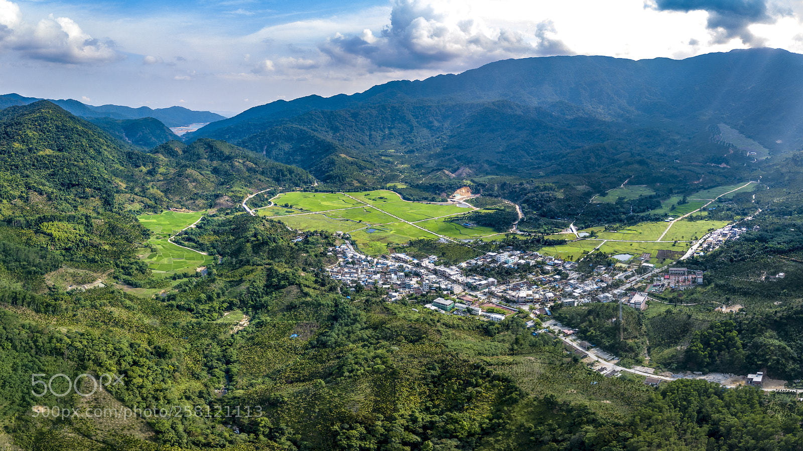 DJI FC220 sample photo. Dali village in diaoluo photography