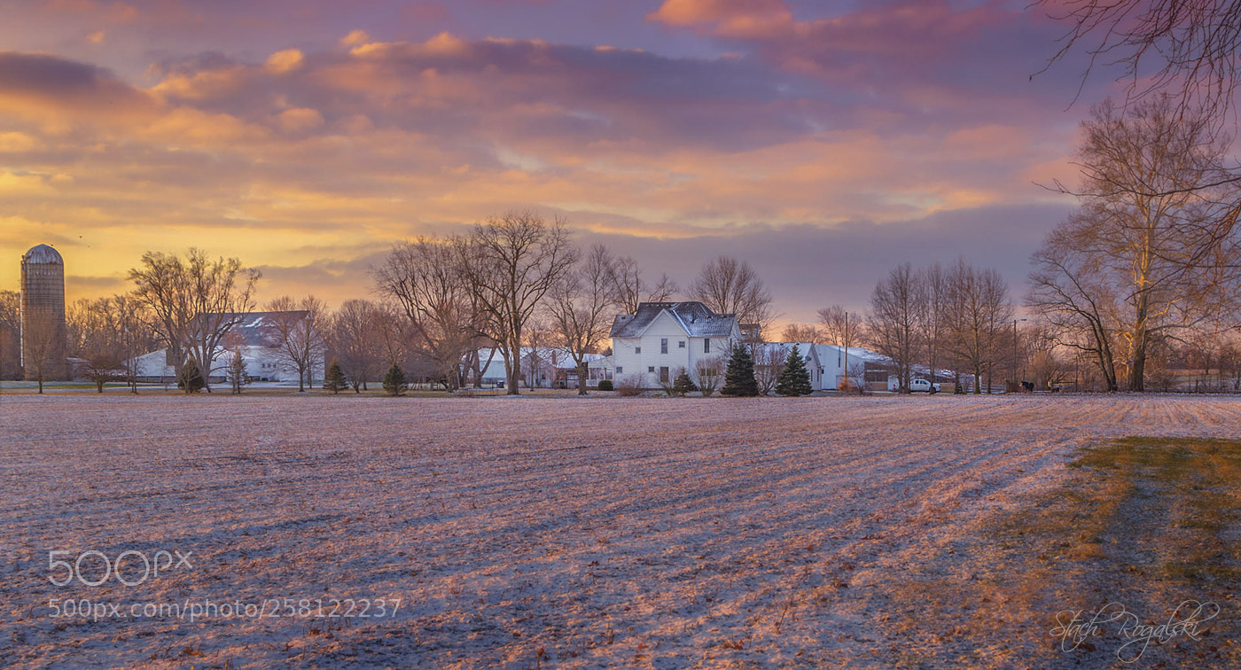 Canon EOS 7D Mark II sample photo. Winter sunrise on the photography