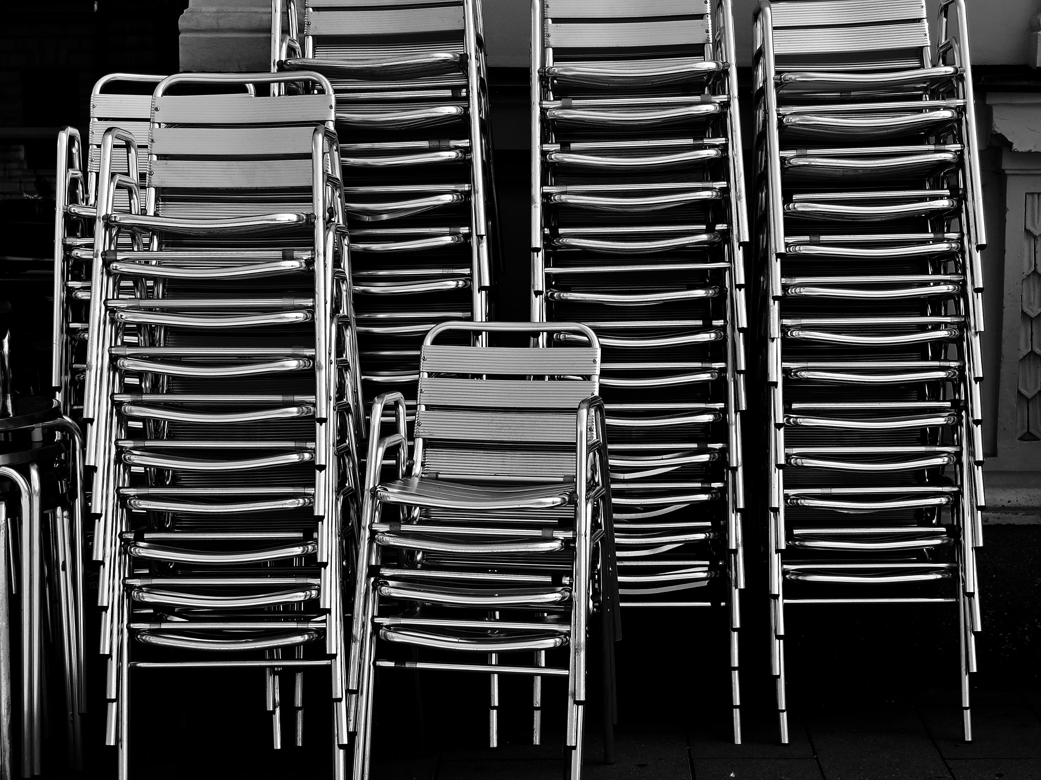Nikon Coolpix A900 sample photo. Batch of chairs photography