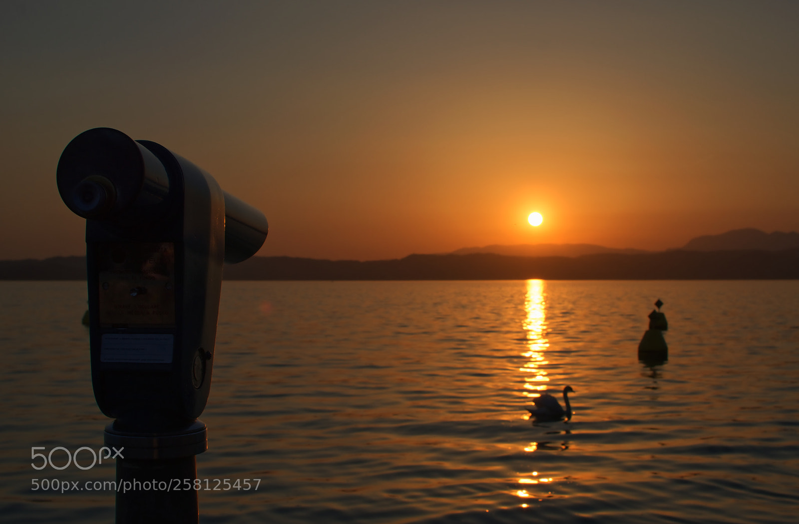 Nikon D5300 sample photo. Tourist telescope at garda photography
