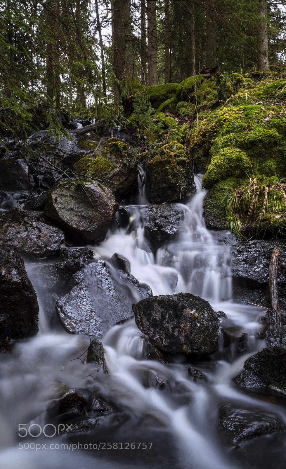 Olympus OM-D E-M1 Mark II sample photo. Small waterfall photography