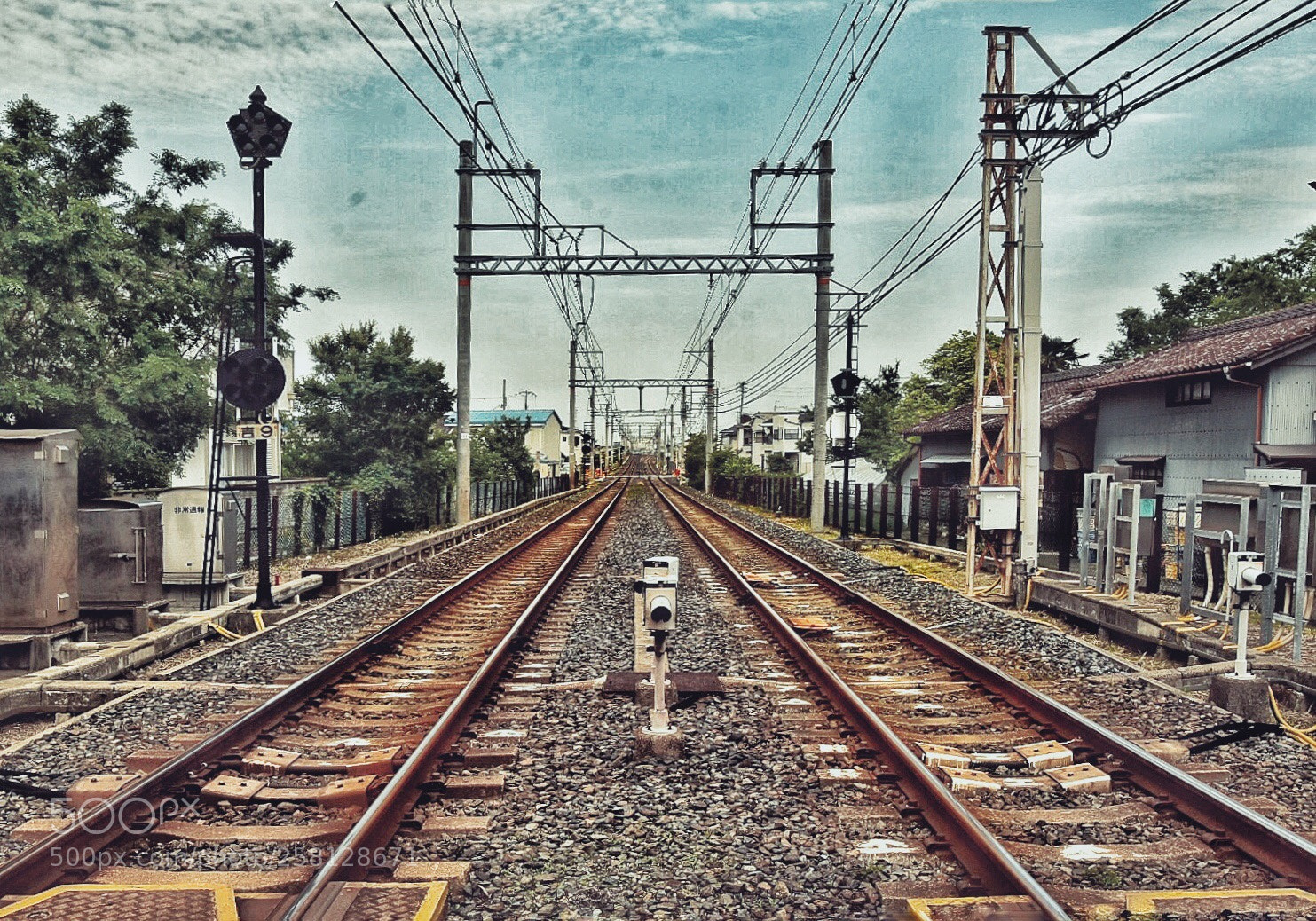 Nikon D7200 sample photo. Train rail photography