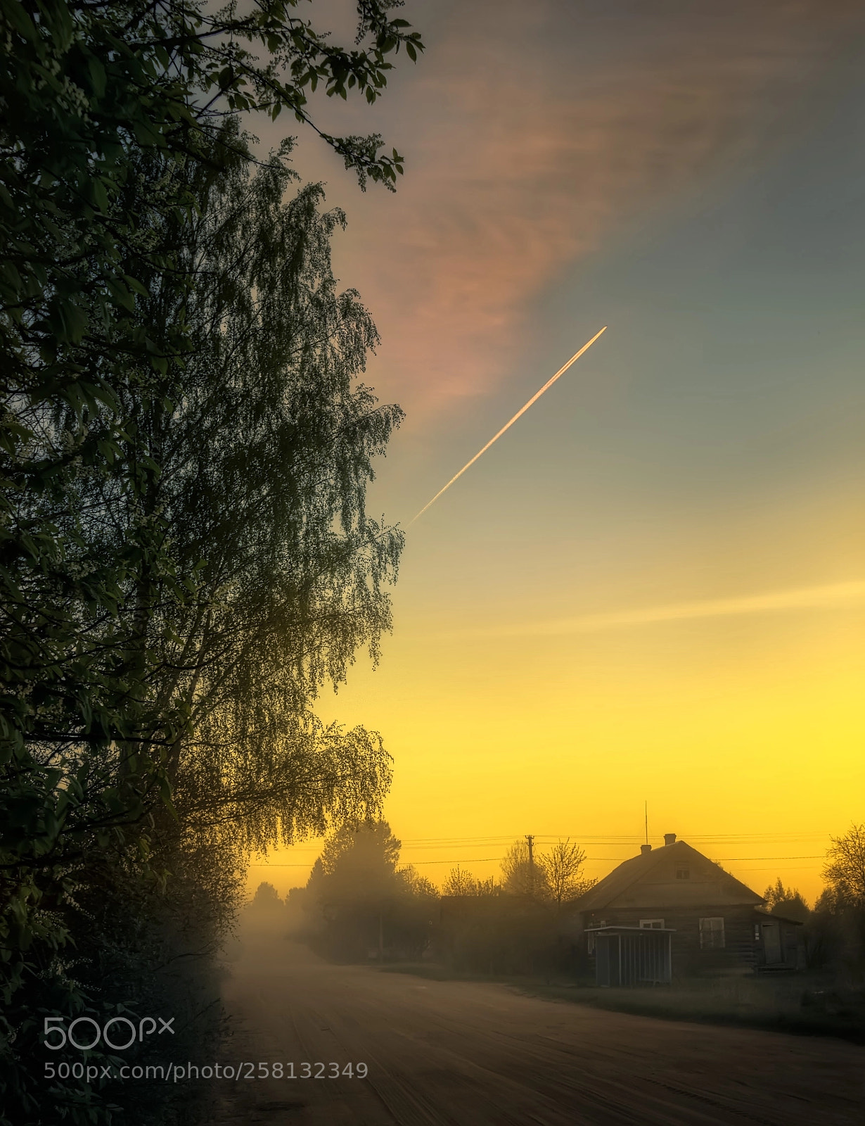 Olympus OM-D E-M5 II sample photo. Evening in the village photography