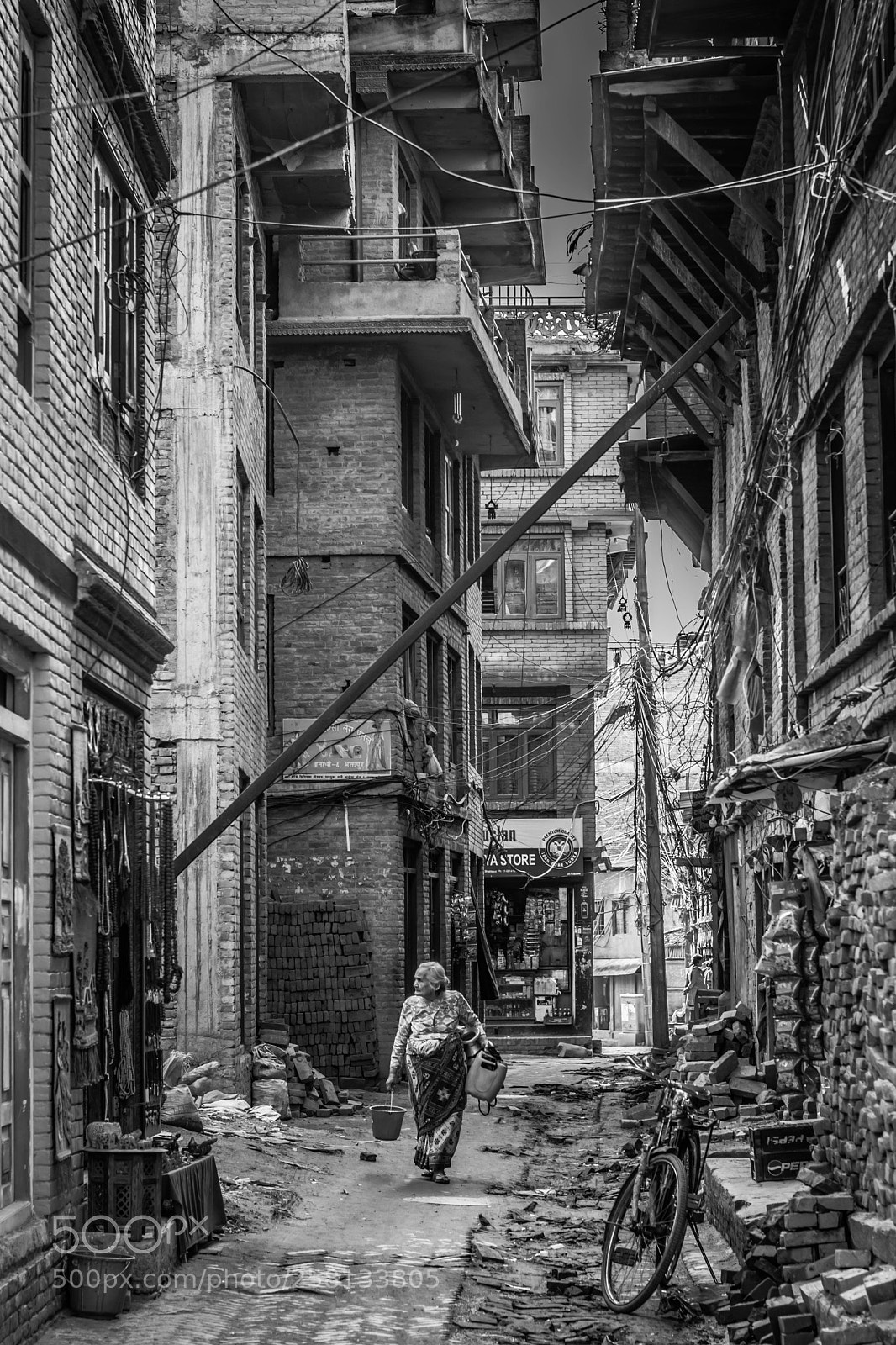 Nikon D5300 sample photo. Old woman photography