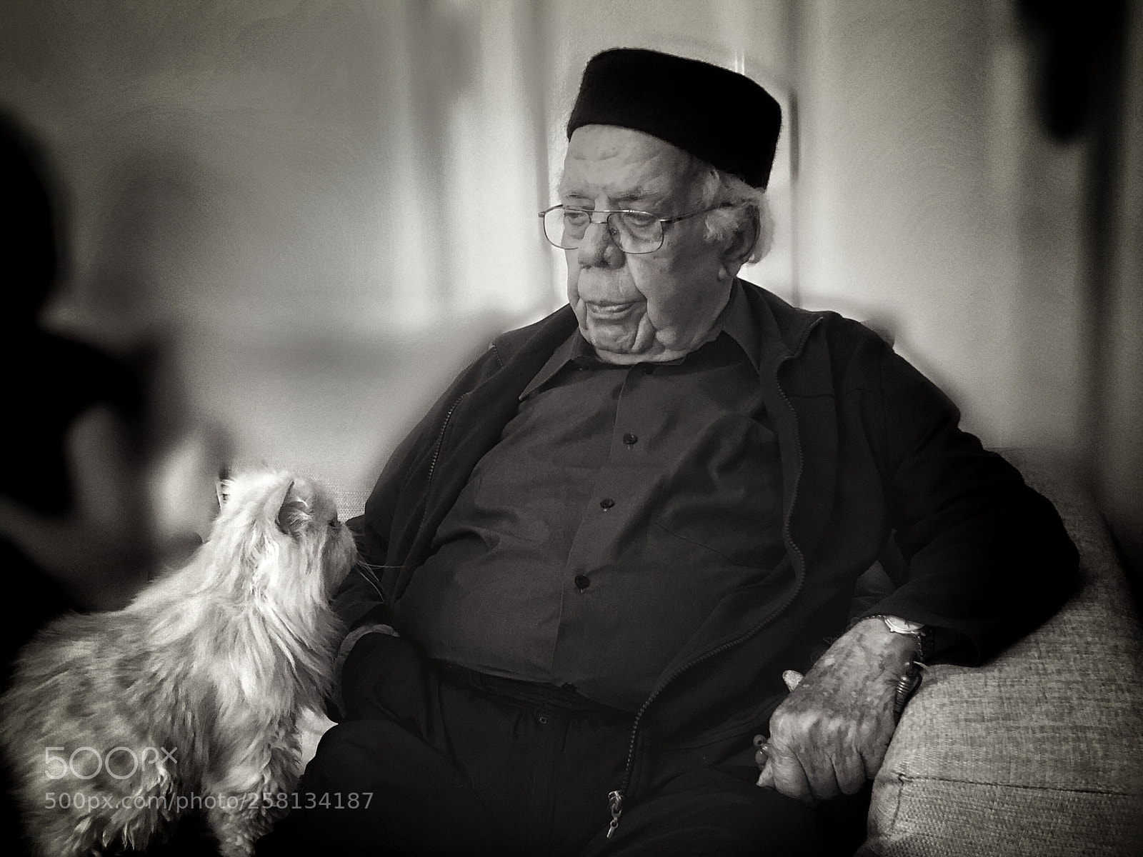 Apple iPhone X sample photo. Grandpa.  photography