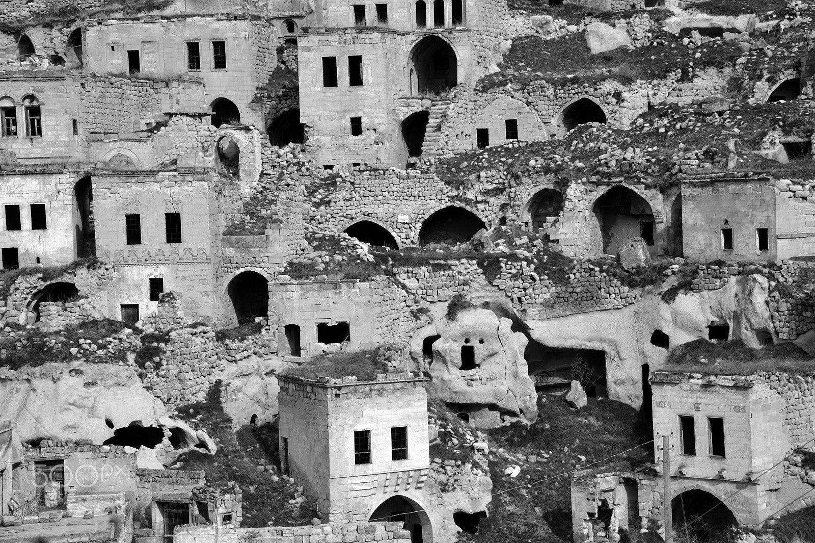 Nikon AF-S Nikkor 24-120mm F3.5-5.6G ED-IF VR sample photo. Abandoned cappadocian city.. photography