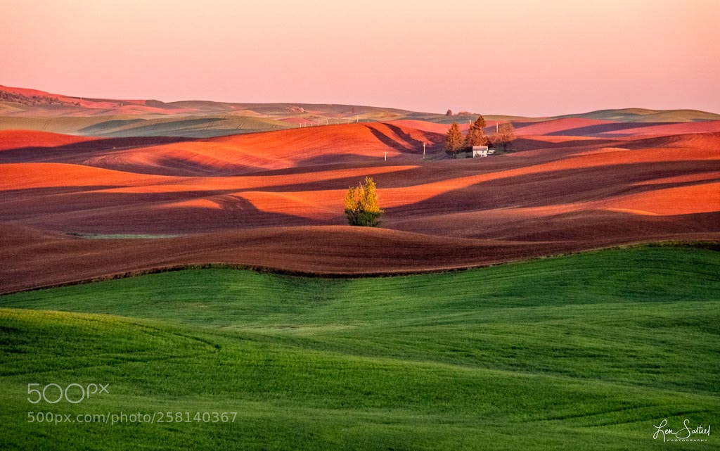 Fujifilm X-T2 sample photo. Sunrise in the palouse photography