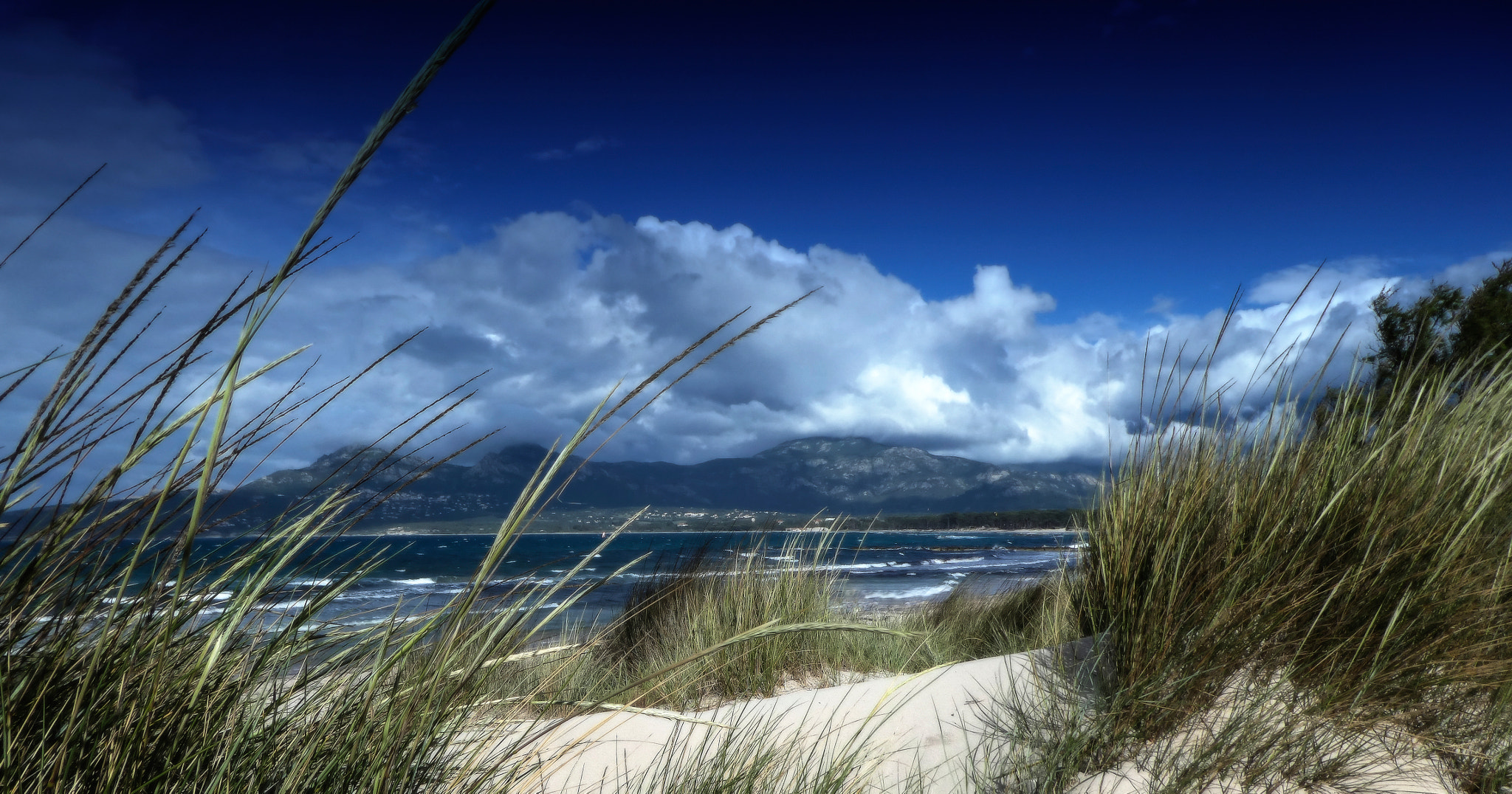 Panasonic Lumix DMC-ZS60 (Lumix DMC-TZ80) sample photo. Corsica plage de calvi photography