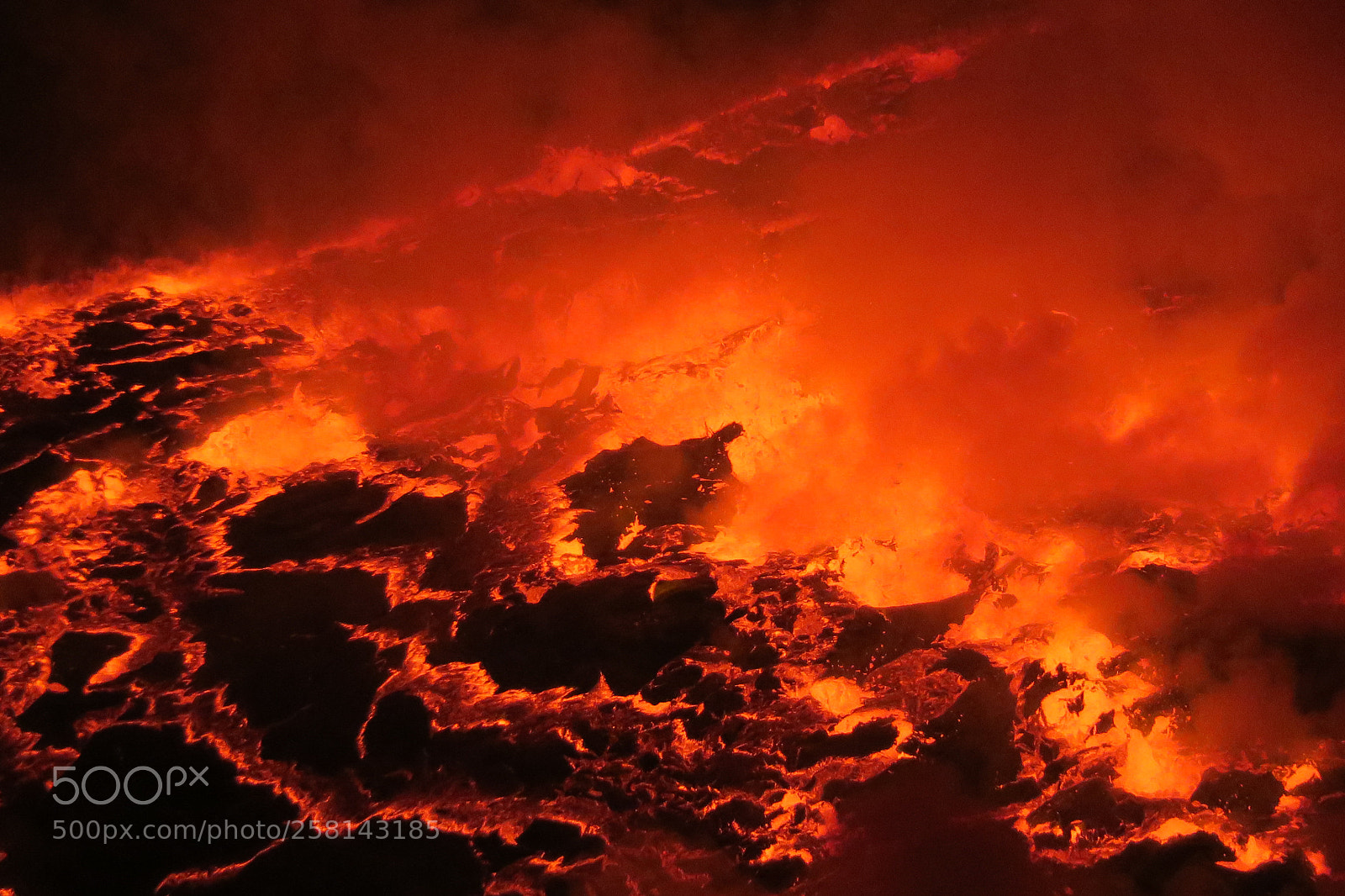Canon PowerShot G3 X sample photo. Nyiragongo lava lake photography