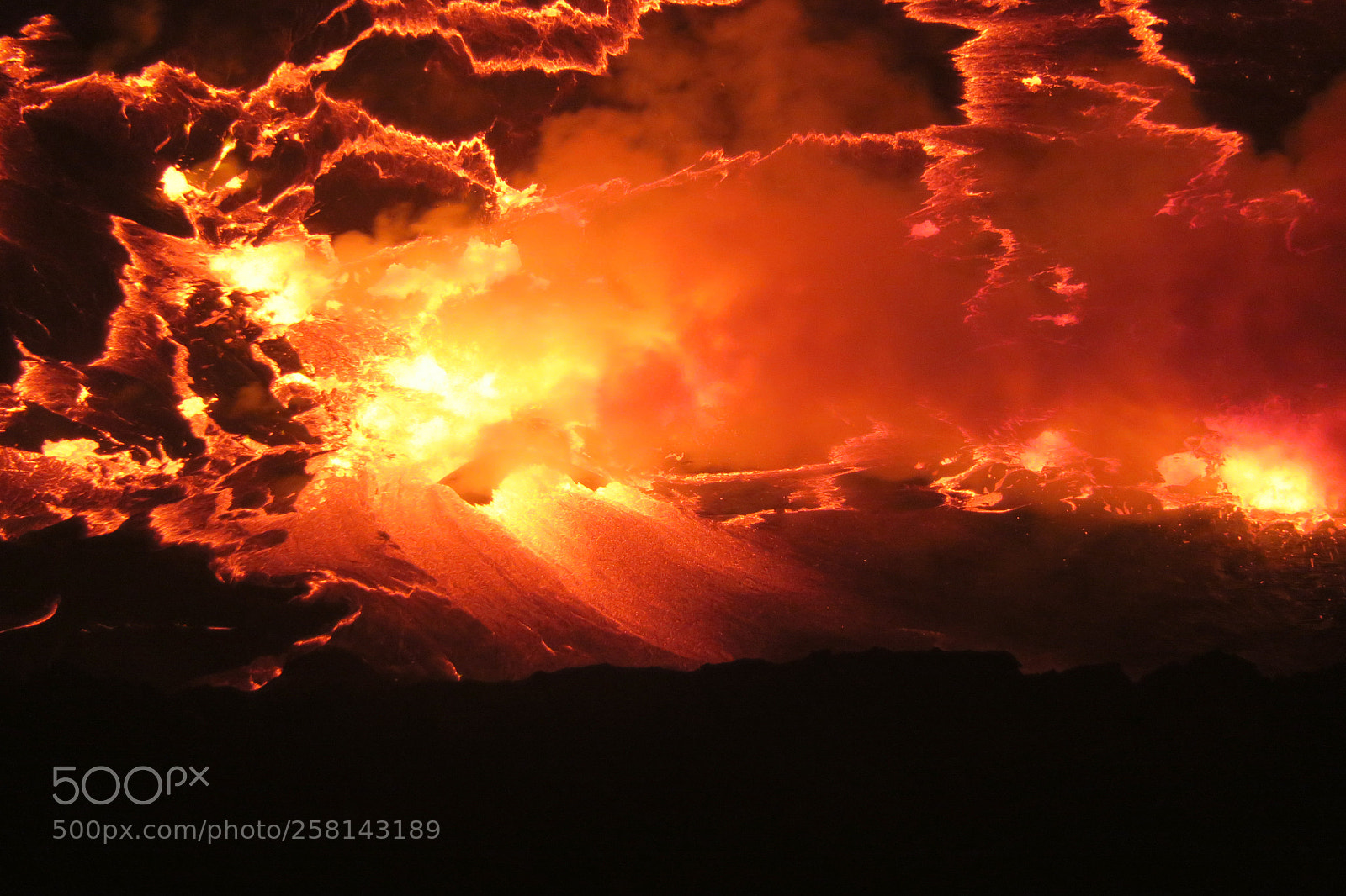 Canon PowerShot G3 X sample photo. Nyiragongo lava lake photography