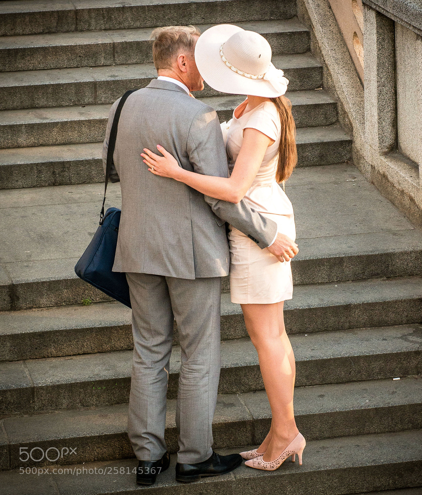 Nikon D800 sample photo. Milenci na schodech photography