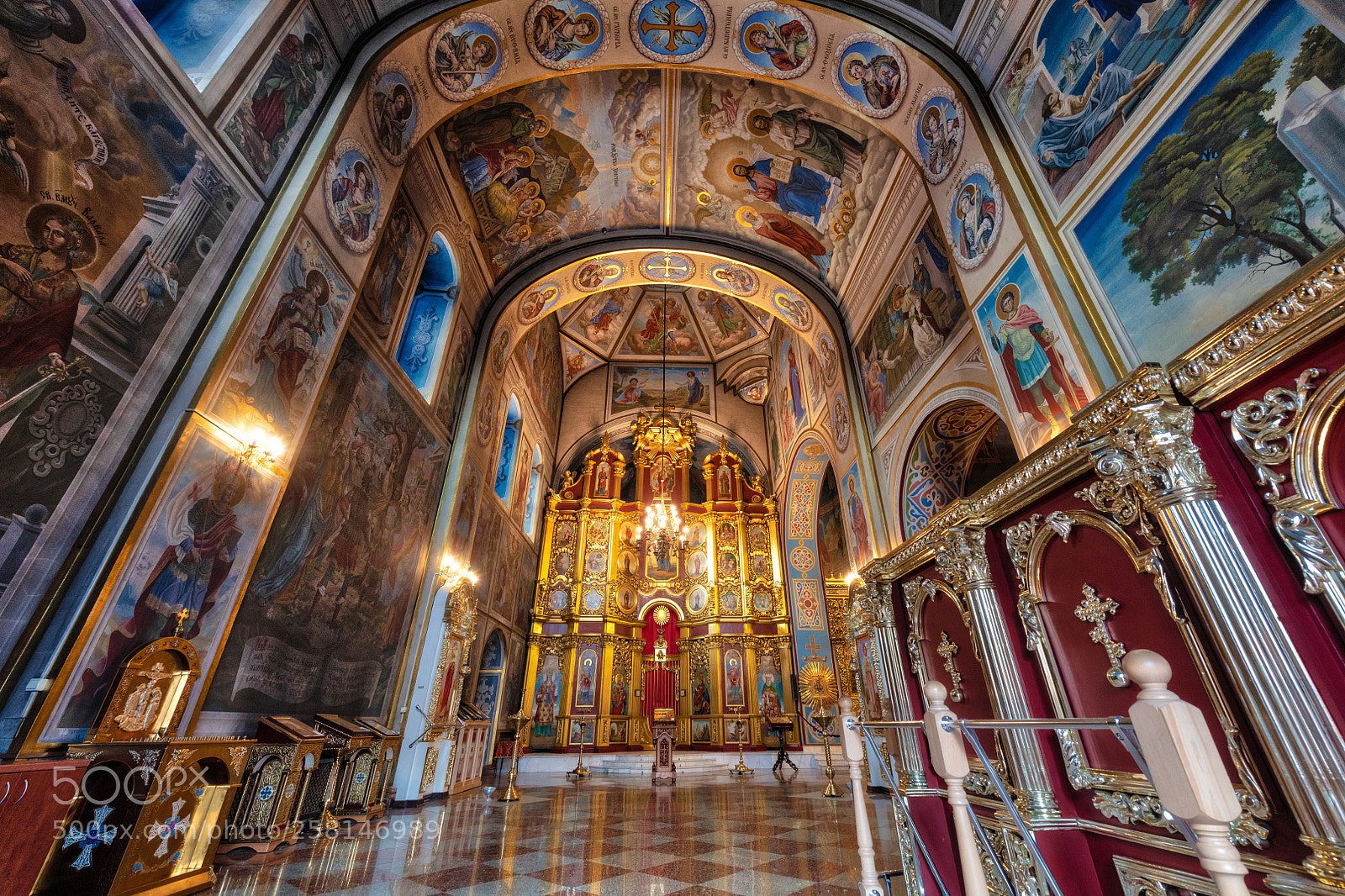 Nikon D850 sample photo. Saint michael's golden-domed monastery photography