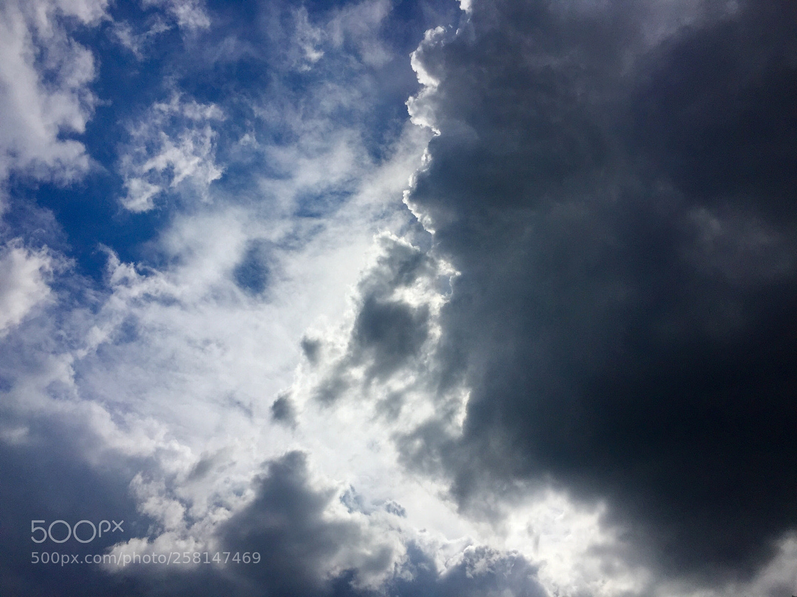 Apple iPhone 6 sample photo. Faces in the clouds photography