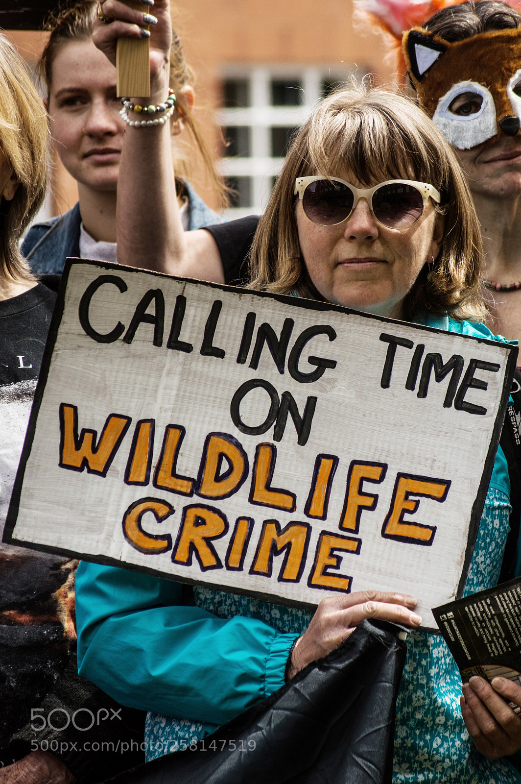Nikon D3200 sample photo. Protest against wildlife crime photography