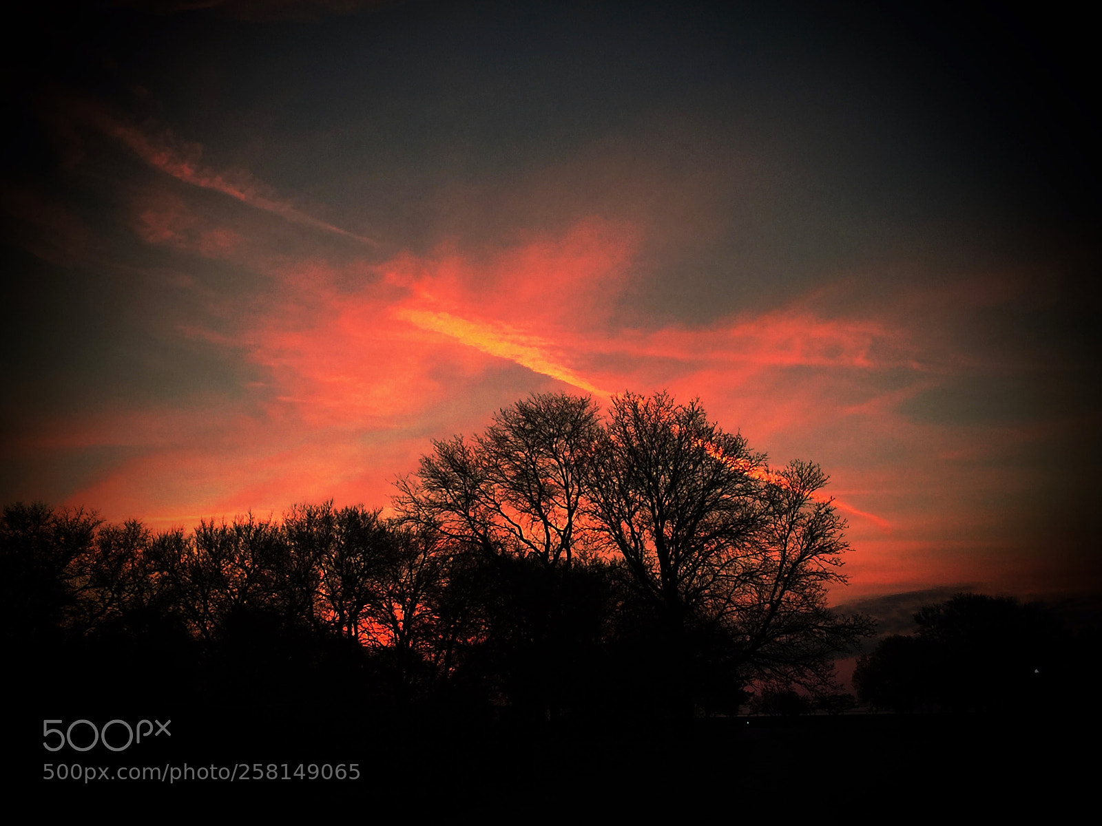 Apple iPhone 6 sample photo. Red sky photography
