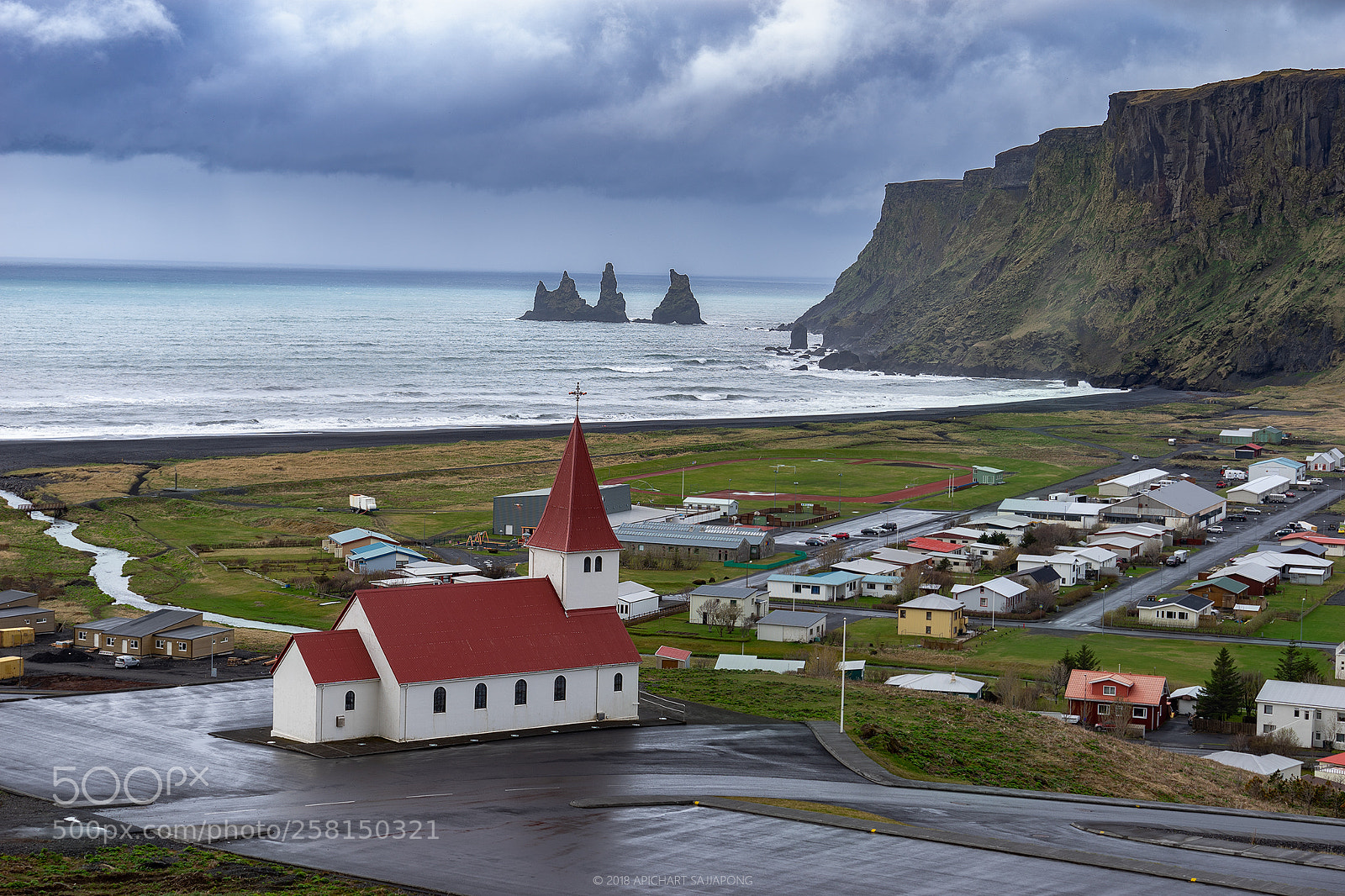 Sony a7 sample photo. Vik i myrdal church photography