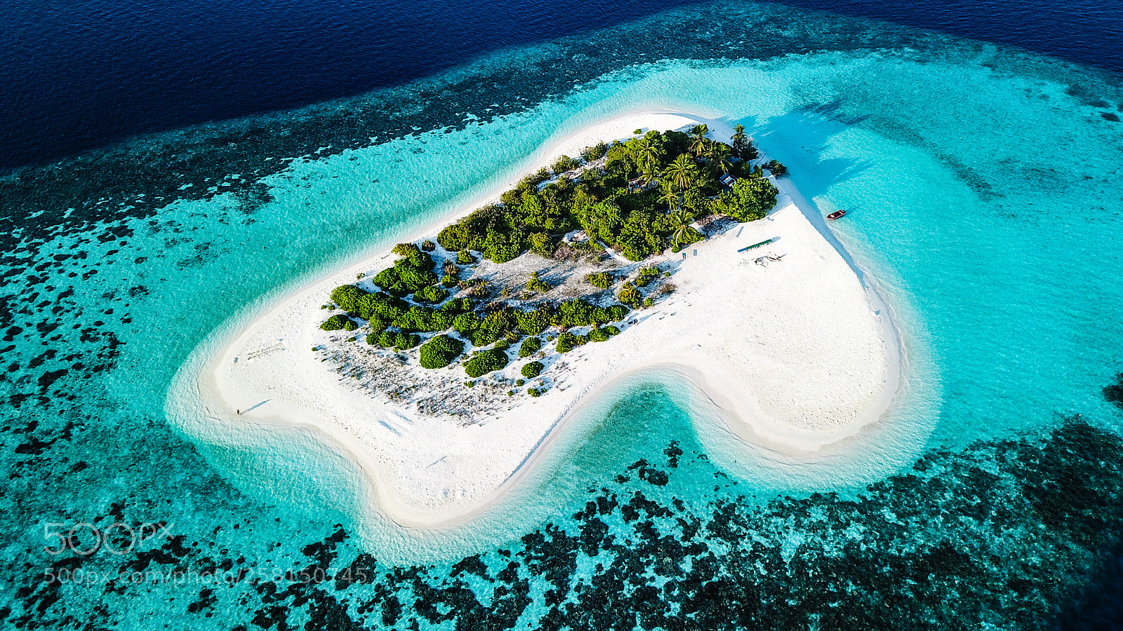 DJI FC220 sample photo. Paradise in blue photography