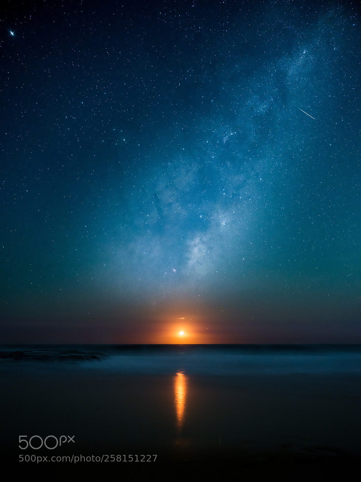 Fujifilm GFX 50S sample photo. Milky way moonrise and photography