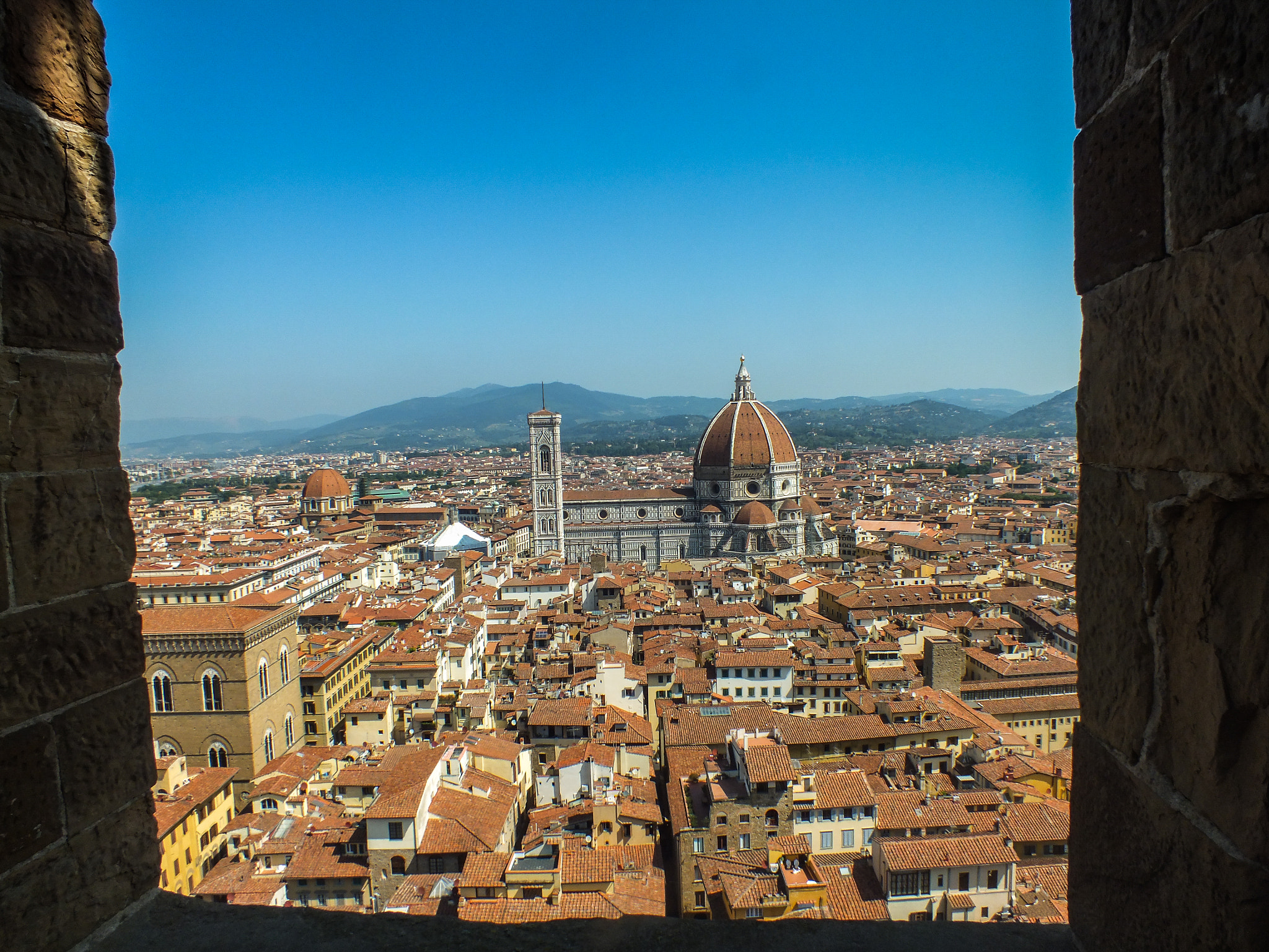 FujiFilm FinePix HS20 EXR (FinePix HS22 EXR) sample photo. Framed florence photography