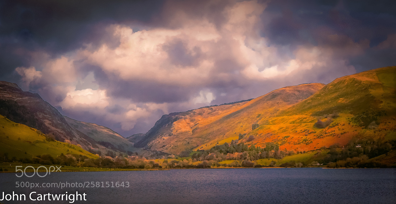 Sony a7 sample photo. Storm clouds gathering lake photography