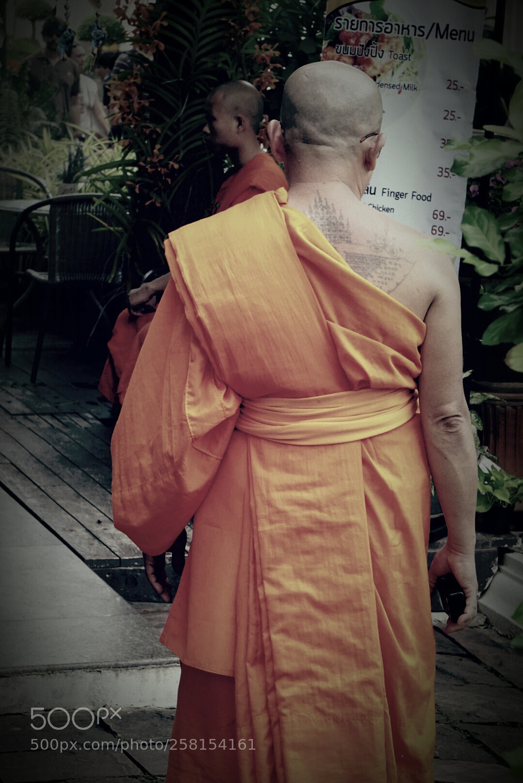 Sony a6300 sample photo. Tattood monk photography