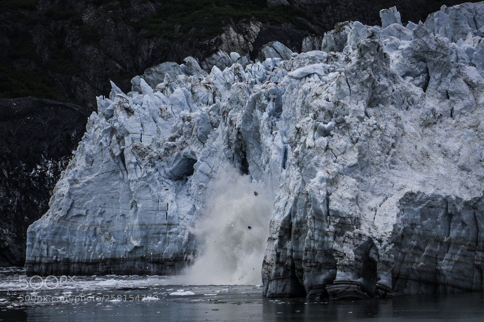 Sony a6000 sample photo. Marjerie glacier - calving photography