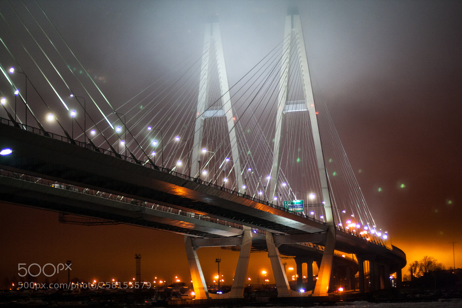 Canon EOS 1000D (EOS Digital Rebel XS / EOS Kiss F) sample photo. Night bridge in saint photography