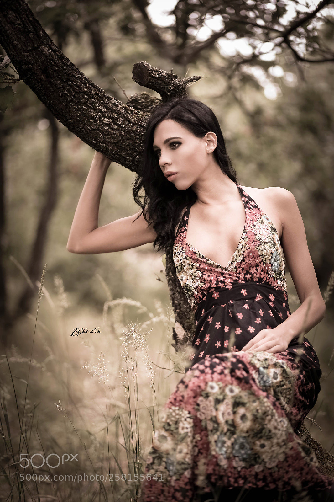 Canon EOS 6D sample photo. Women in forest photography